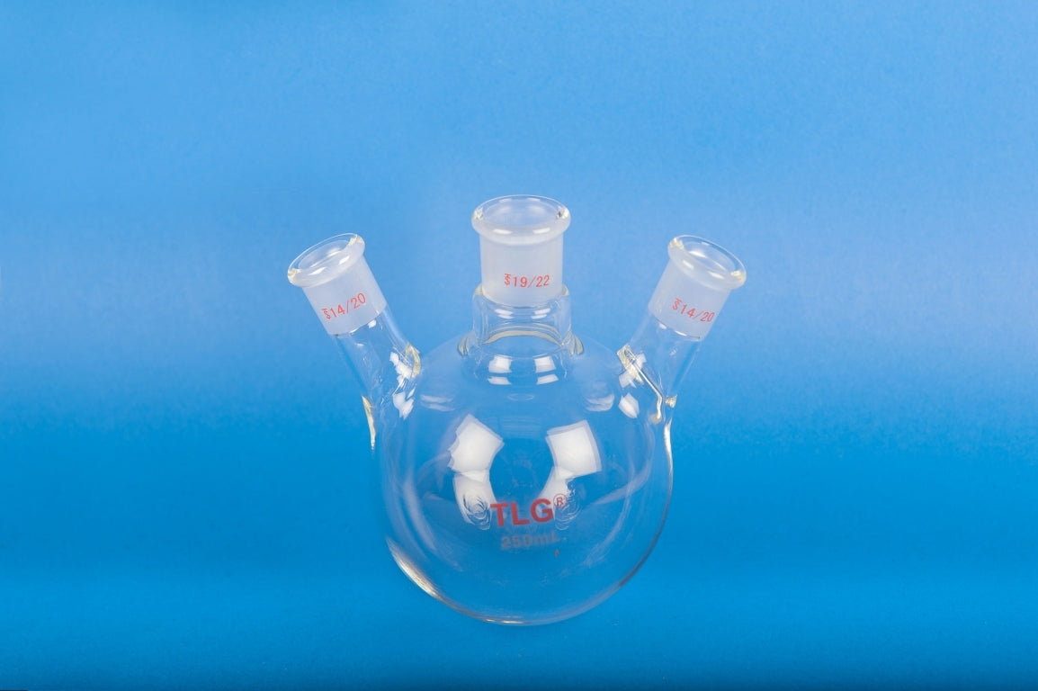 Flask, round, 3N, 19/22 & 19/22 & 19/22, 25 mL