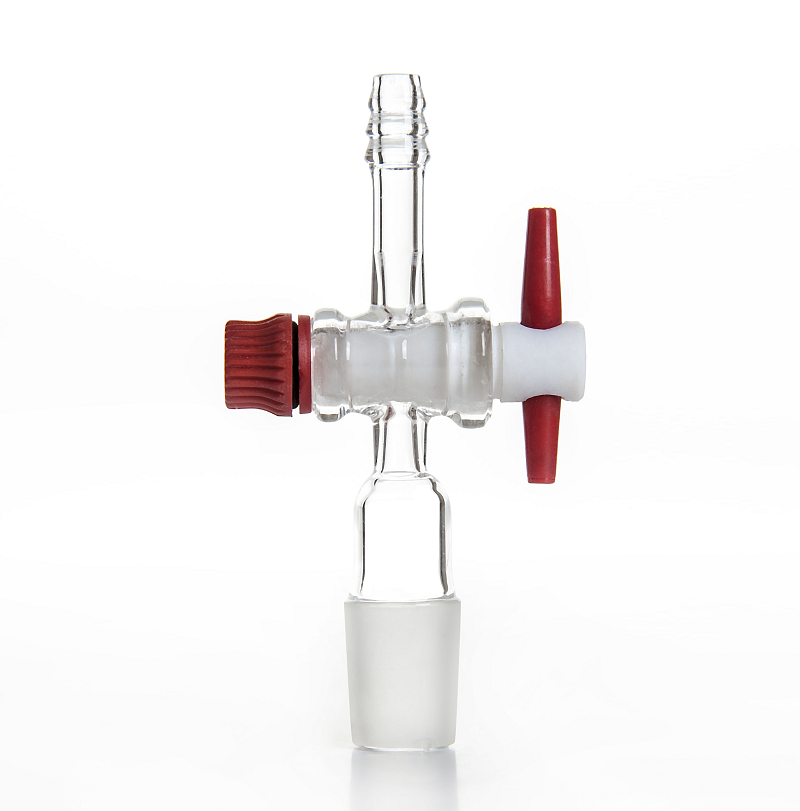 Adapter, Flow control, straight, stopcock, 19/22