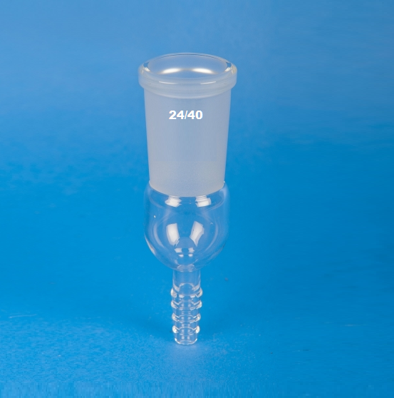 Adapter, tubing, straight, socket, 24/29