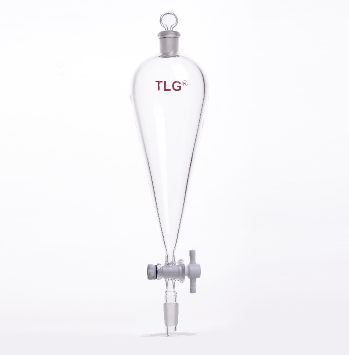 Sep. funnel, w/joint, teflon, 50 ml, 19/26
