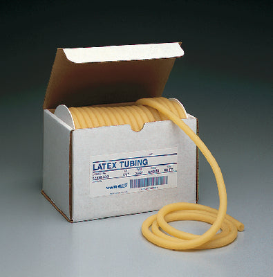Tubing, latex, 1/4" x 1/2" x 1/18", sold by ft, 50/pack