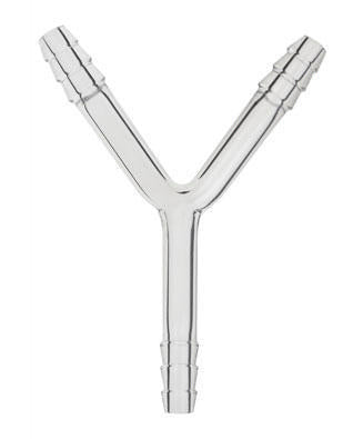 Connecting tube, Y-shaped, 1/4"