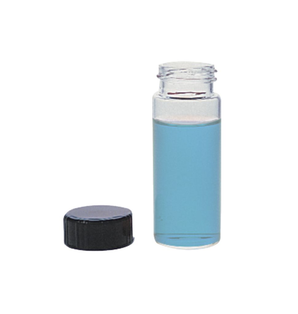 Vial, glass, 3 fl dr, sold individually