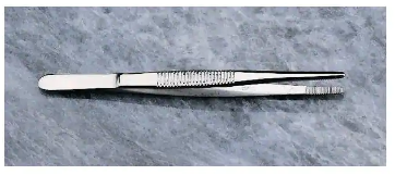 Forceps, 115 mm, straight