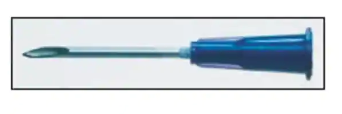 Needle, disposable, 20G yellow, 100/pack, sold as a pack