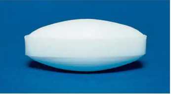 Stir bar, egg-shaped, 2 1/2" x 3/4"