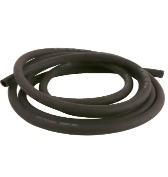 Tubing, rubber, 5/16" x 3/32", sold by ft, 12ft/pack