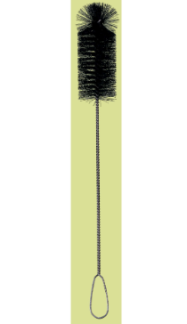 Brush, cylinder, L11",bristle 4" (27.94 cm X 10 cm)