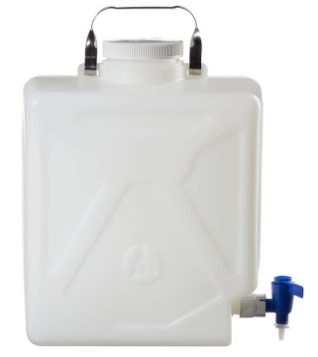 Carboy, w/spigot/screw- 20L, 5gallon For Aceton Recycle