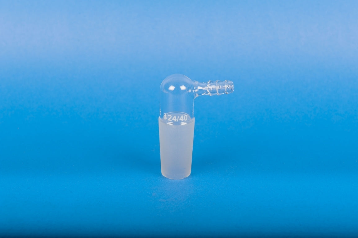 Adapter, tubing, 90 degrees,  24/40