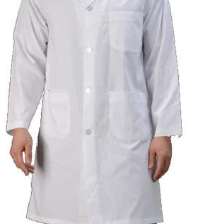 Lab coat, White, 100% Cotton, M